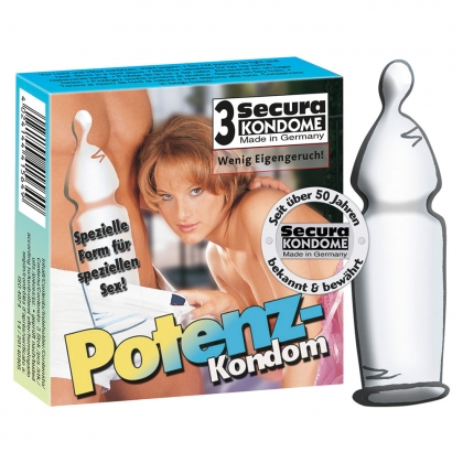 Secura Potenz-Kondom 3er