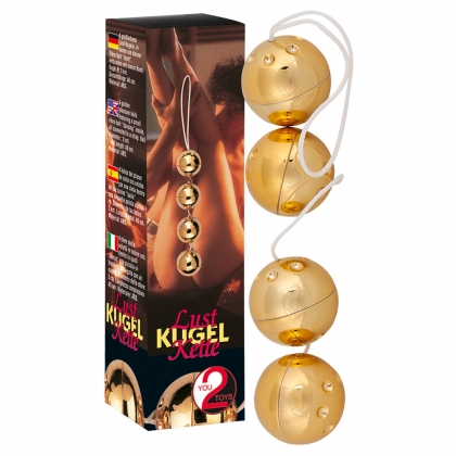 Orgasmuskugeln Gold 4er-Set