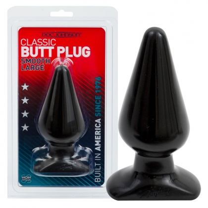 Butt Plug Smooth Large Black