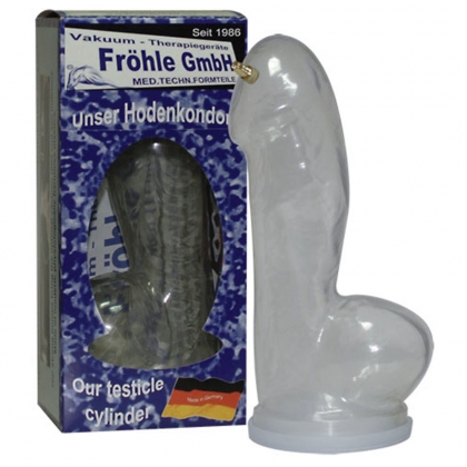 Testicle Condom crystal clear