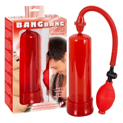 Bang Bang Penis Pump red