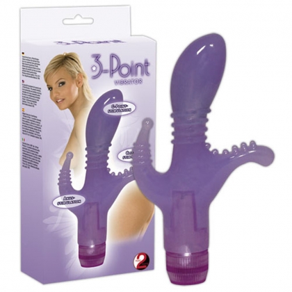 3-Point Vibrator purple
