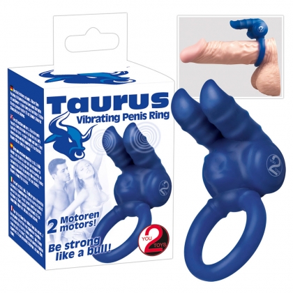 Taurus Vibr. Penisring blue