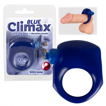 Blue Climax Cock Ring Vibratio