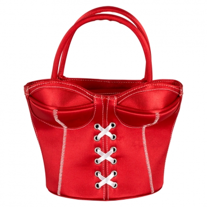 Corset Handbag red