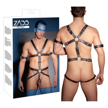 Men's Leather Harness 3R S/M