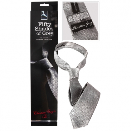 Fifty Shades of Grey Christian Grey's Silver Tie Krawatte